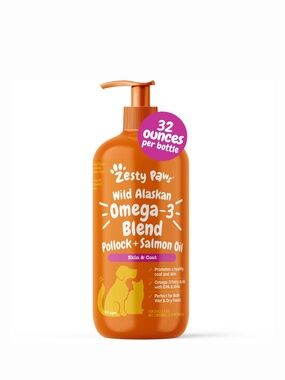 Wild Alaskan Omega-3 Blend Skin & Coat Supplement - Orange